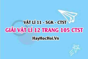 Giải Vật lí 11 Chân trời sáng tạo trang 105 SGK
